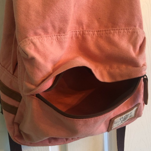 Pink Canvas Backpack - Picture 3 of 10
